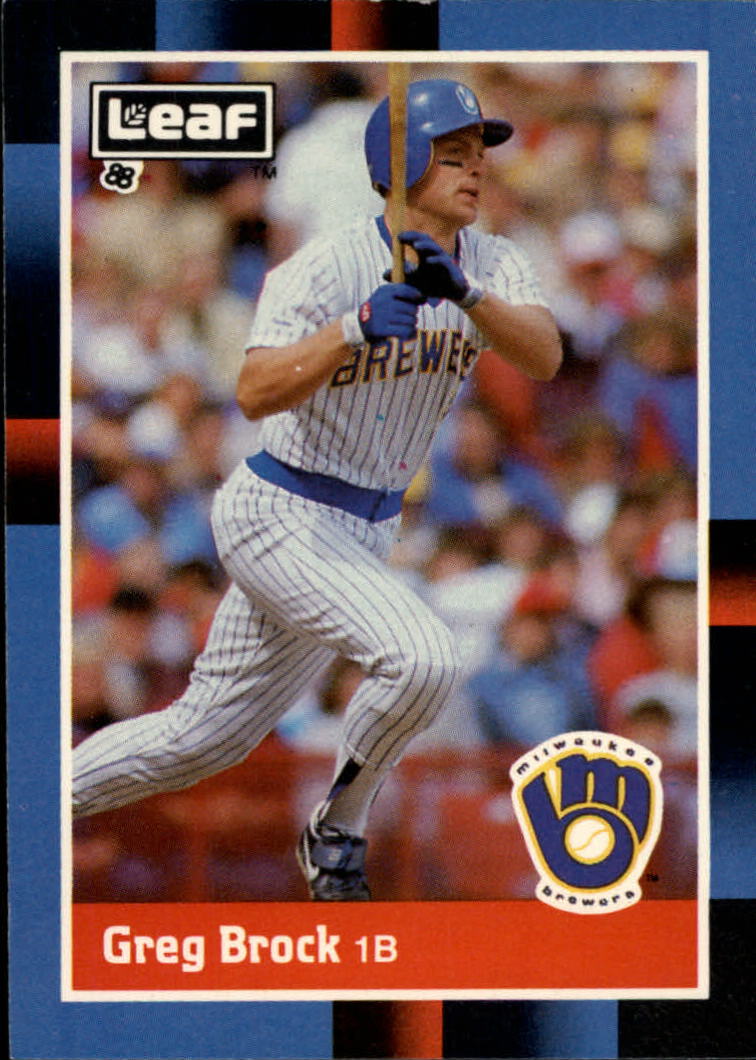 1988 Leaf/Donruss Baseball Cards       148     Greg Brock